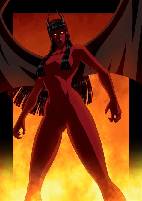 Rule 34 Akuma No Mi Cmartworkxl Demon Girl Demon Horns Demonio Fleur Devil Robin Female Female