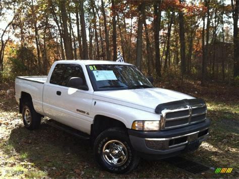 2001 Bright White Dodge Ram 1500 St Club Cab 4x4 57447432 Photo 28