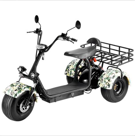 V W Moteur Brushless Citycoco Mini Scooters Lectriques Trois