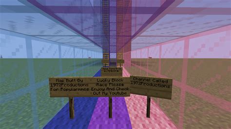 PopularMMos Lucky Block Race Map Minecraft 1 710 Maps Mapping And