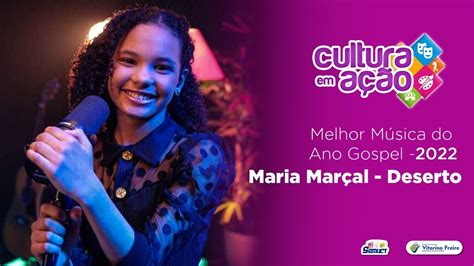 MELHOR MÚSICA DO ANO GOSPEL Maria Marçal Deserto MKnetwork YouTube