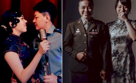 Video Same Sex Couples Join Taiwan Military Wedding News Rti Radio