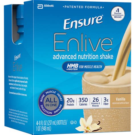 Ensure Food Beverage Ensure Enlive Advanced Nutrition Shake Vanilla