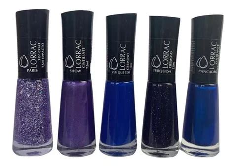 Lorrac 5 Esmaltes Cores Variadas Em Gel Atacado Completo Cor Kit 7