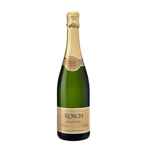 Riesling Brut traditionelle Flaschengärung Weingut Rosch