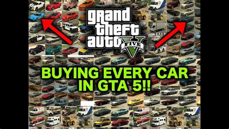 GTA 5 Spending Spree BUYING EVERY CAR IN THE GAME OVER 400