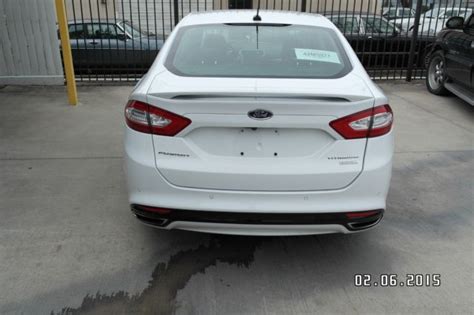 2014 Ford Fusion Titanium Sedan 4 Door 20l