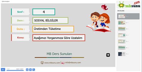 4 Sınıf Sosyal Bilgiler Ayağımızı Yorganımıza Göre Uzatalım Sunusu