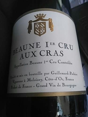 Guillemard Pothier Beaune Er Cru Aux Cras Vivino Us