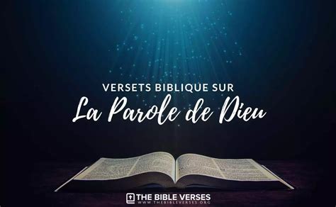 30 Versets Bibliques Sur La Parole De Dieu Bds