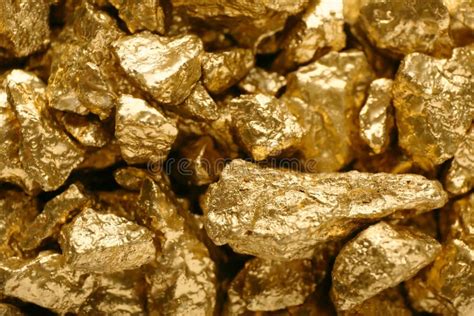 Many Gold Nuggets As Background Stock Photo Image Of Expensive Color