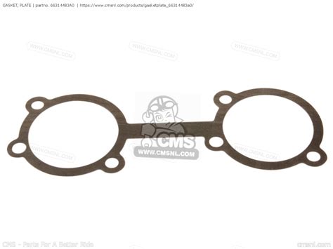 66314483A0 Gasket Plate Nas Yamaha Buy The 663 14483 A0 At CMSNL