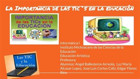 Las Tics En La Educación 1pptx