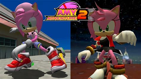 Amy Adventure 2 Sonic And Shadow Alt Costumes Youtube