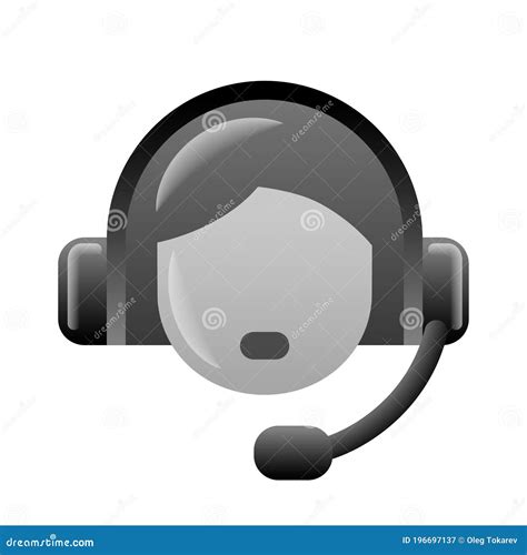 Icono De Operador Ilustración Del Vector Ilustración De Cliente