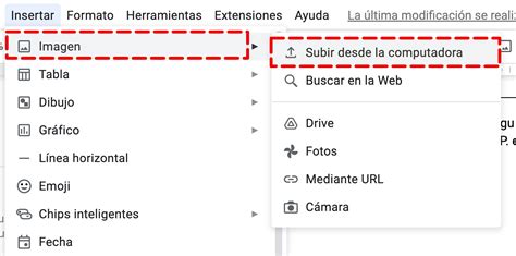 Google Docs Cómo insertar tablas e imágenes en Google Docs