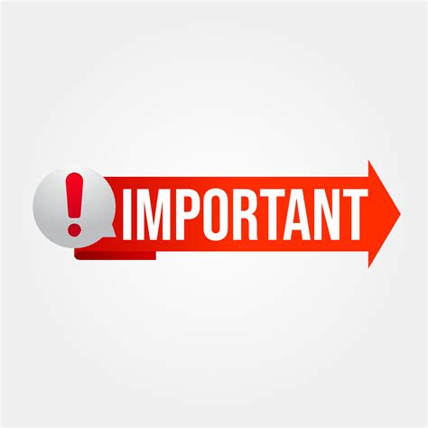 Important Notice Attention Banner Sign Vector Sticker 6123133 Vector