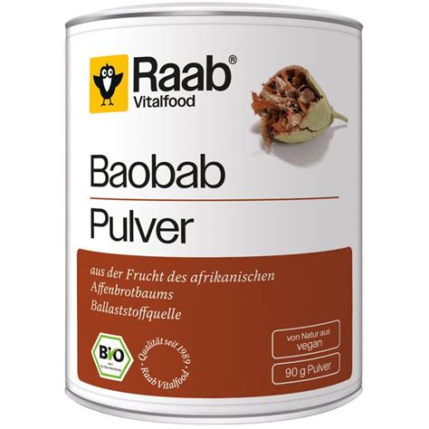 Raab Vitalfood Baobab Pulver Bio G Ekomarkt De