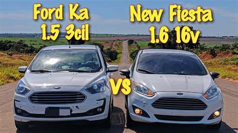 New Fiesta V Vs Ford Ka Um Cilindro A Menos Foi Motivo Do