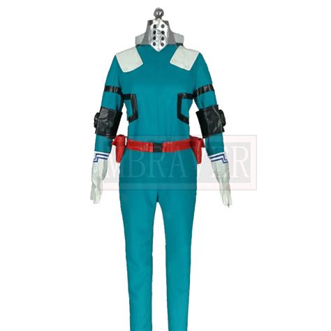 2017 My Hero Academia Boku No Hero Academia Midoriya Izuku Deku Battle Cosplay Costume Costom