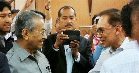 Renungan Saya Hanya Perlu Seminit Untuk Bertemu Anwar Dr Mahathir