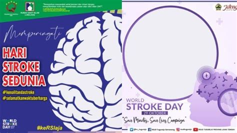 Link Twibbon Hari Stroke Sedunia Beserta Cara Buatnya Dan Cocok