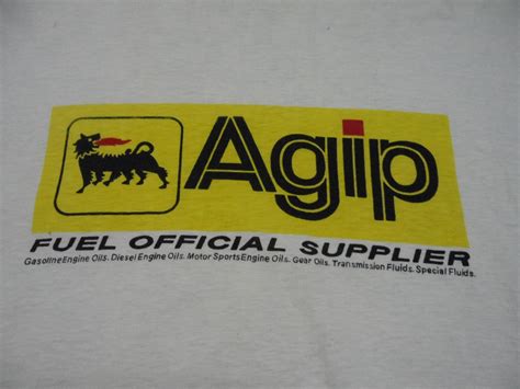 Clayback Bush Thrift Store: [T Shirt] Vtg Agip Motor Oil **SOLD**