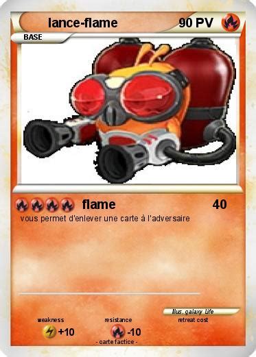 Pokémon lance flame 4 4 flame Ma carte Pokémon