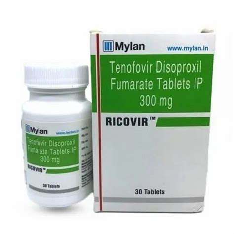 Ricovir Tenofovir Disoproxil Fumarate Tablets IP Prescription