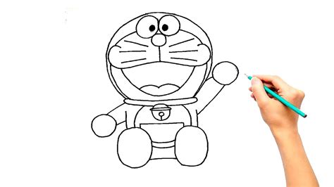 Draw Doraemon Easy Step By Step Guide Youtube