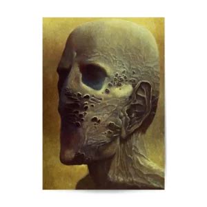 Zdzisław Beksiński plakat A3 BH69 Wydawnictwo BoSz