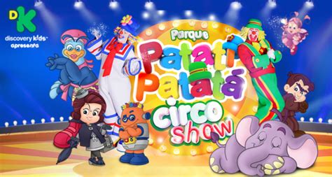 Parque Patati Patatá Circo Show no Shopping Taboão Malinha Pronta