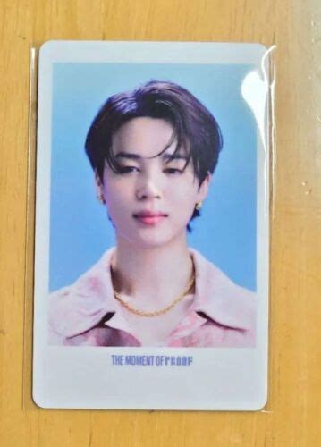 Bts Jimin Proof Collector S Edition Jpfc Pob Official Photocard Photo