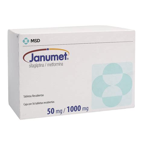 Janumet 50 1000 Mg Caja Con 56 Tabletas Recubiertas Farma Chex