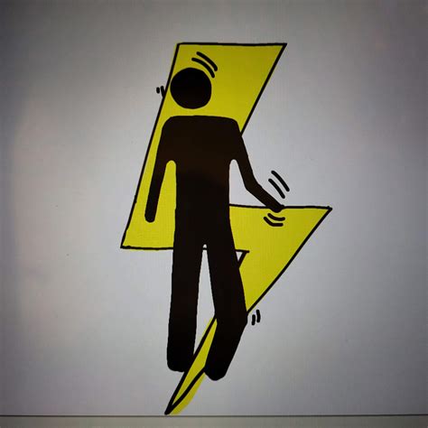 Tourettes Stickman Figure Warning Sign Fandom Amino