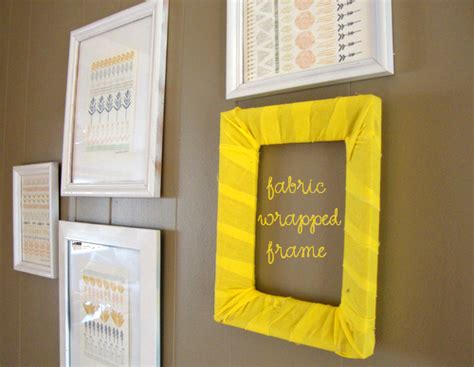 Picture Frames With Fabric Diy Home Decorating Excellence