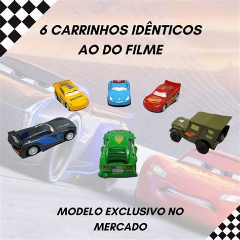 Kit Carrinhos Fric O Filme Carros Relampago Mcqueen R Em