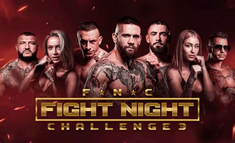 Fight Night Challenge Brno Program Fight Card Live