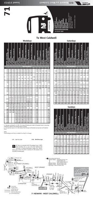 Nj Transit Bus Schedule Nj Bus Operate Trains Regular - Little Things