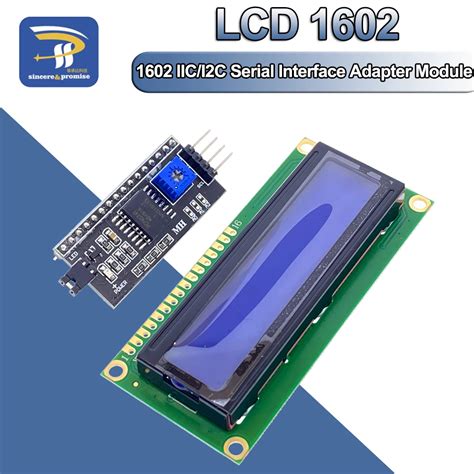 1602 16x2 Hd44780 For Arduino Character 5v Lcd Blue Screen 1602a Iic I2c Serial Pcf8574