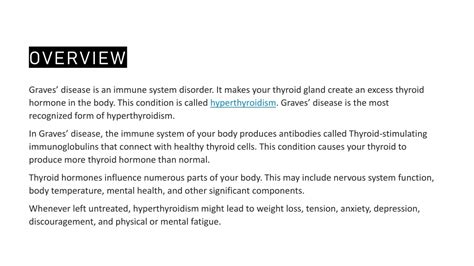 Ppt Graves Disease Causes Symptoms Diagnosis And Treatment