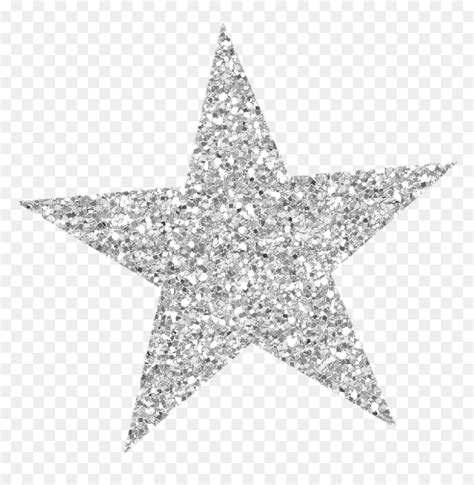 Star Silver Glitter Clip Art - Silver Glitter Star Clipart, HD Png ...