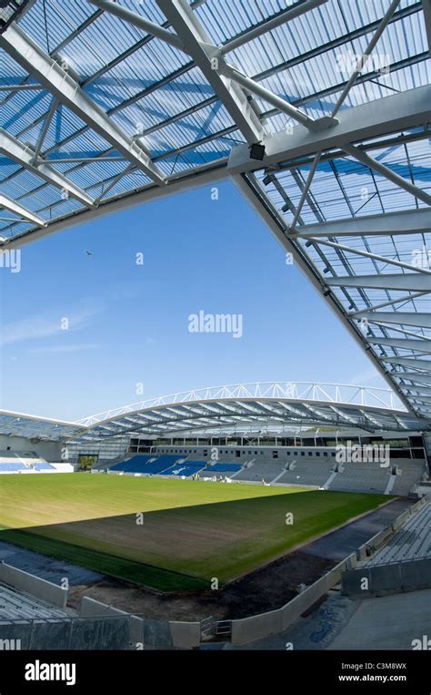 Brighton And Hove Albions New Football Stadium At Falmer East Sussex