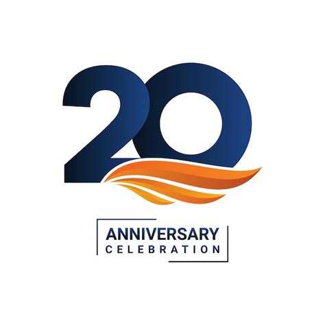 Logo Du 20e Anniversaire Création De Logo Parfaite Pour Les événements