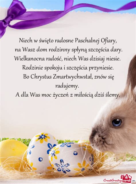 Niech w święto radosne Paschalnej Ofiary Free cards