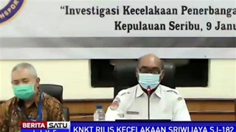 Knkt Ungkap Percakapan Terakhir Pilot Sriwijaya Sj Sebelum Jatuh