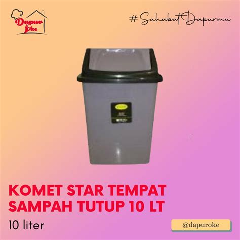 Jual Komet Star Tempat Sampah Tutup Lt Shopee Indonesia