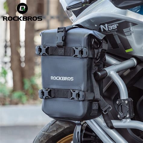 Rockbros Motorcycle Bag Waterproof 5l Large Capacity Saddle Bag