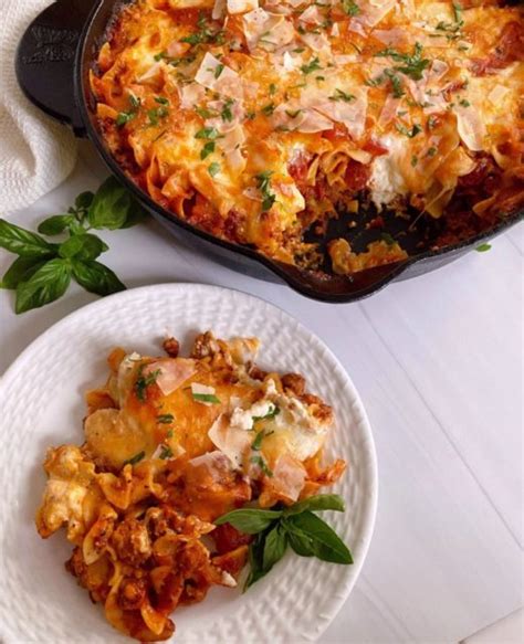 Easy Stove Top Skillet Lasagna Norine S Nest