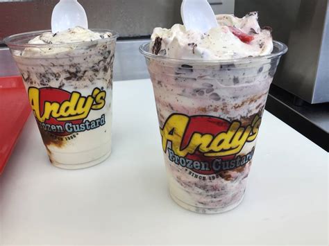 Andys Frozen Custard Menu With Prices Pictures Recently Updated List